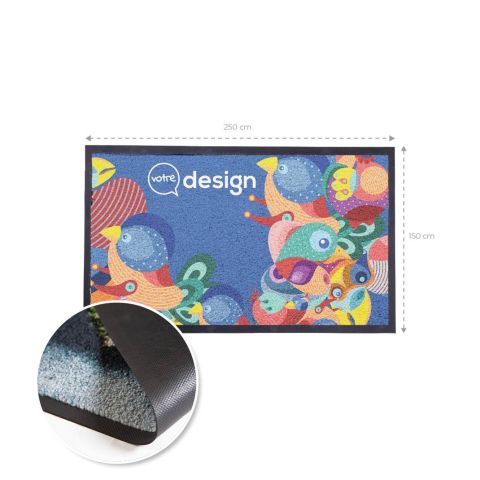 Tapis d'accueil publicitaire Colorstar 150x250cm