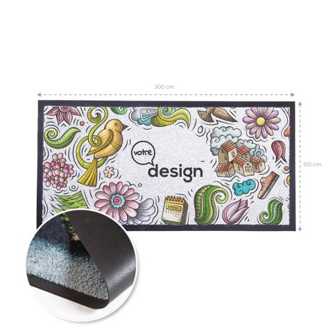 Tapis d'accueil publicitaire Colorstar 150x300cm
