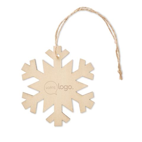Décoration personnalisée forme flocon en NEUY