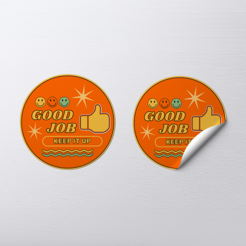 Stickers personnalisé sans résidus adhésif