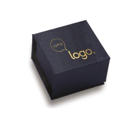 Petit coffret de chocolat personnalisé Ecrin 6 carrés ®Le Petit Carré