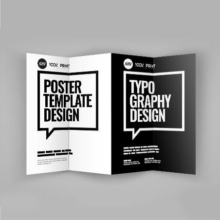 Dépliant 4 volets accordéon personnalisable