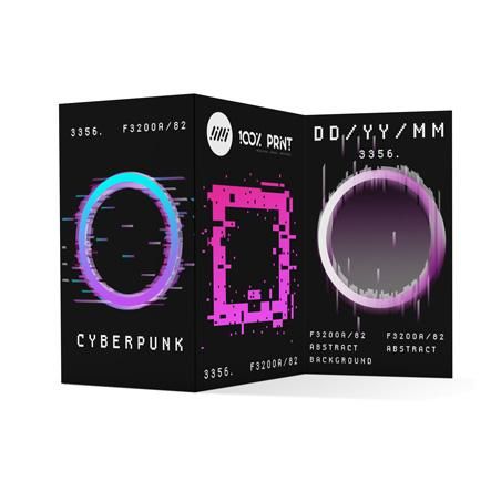 Dépliants 3 volets - 2 plis accordéon publicitaire