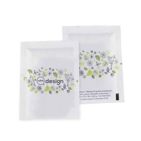 Sachet de graines publicitaire 60x80 mm