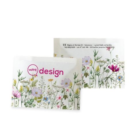 Sachet de graines publicitaire – 100 x 150 mm