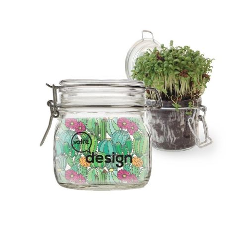 Bocal à graines personnalisé