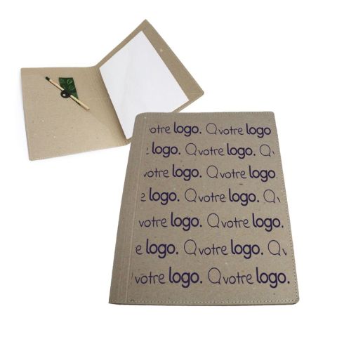 Conférencier A4 personnalisé en carton recyclé