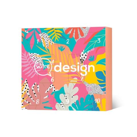 Calendrier Jour J-10 personnalisé ®Le petit carré