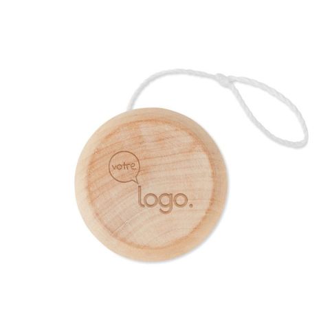 Yo-yo personnalisé en bois NATUS