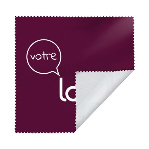 CHIFFONNETTE MICROFIBRE PERSONNALISABLE POUR LUNETTES