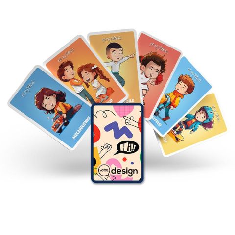 Jeu de memo 33 cartes personnalisé - Et si j'étais