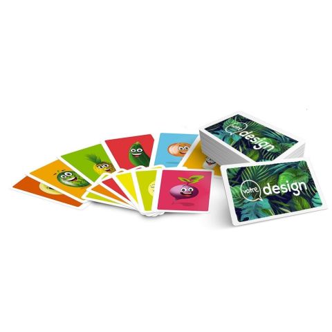 Jeu de mémo 33 cartes personnalisé - Fruits et légumes
