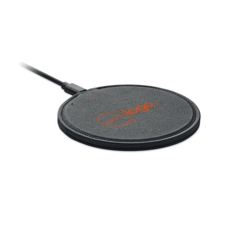 Chargeur publicitaire sans fil 15W recyclé - ALFA