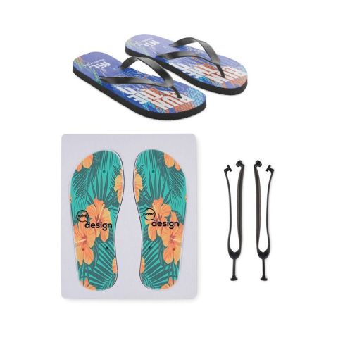Tongs publicitaires pour sublimation M DO MEL