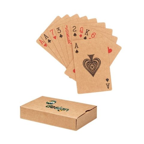 Cartes à jouer personnalisées papier recyclé - ARUBA +