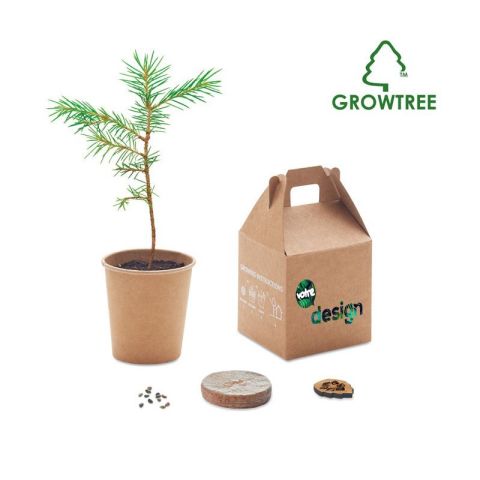 Set publicitaire pour planter un pin - GROWTREE™