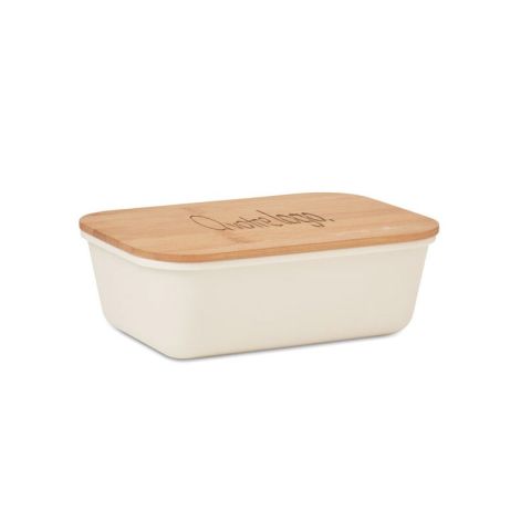 Boîte à lunch personnalisée couvercle bambou THURSDAY