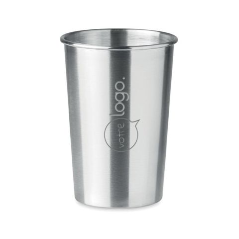 Gobelet personnalisé en acier inox 350ml BONGO