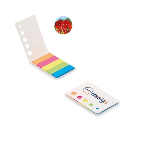 Notes adhésives en papier à plante personnalisé MEMO SEED