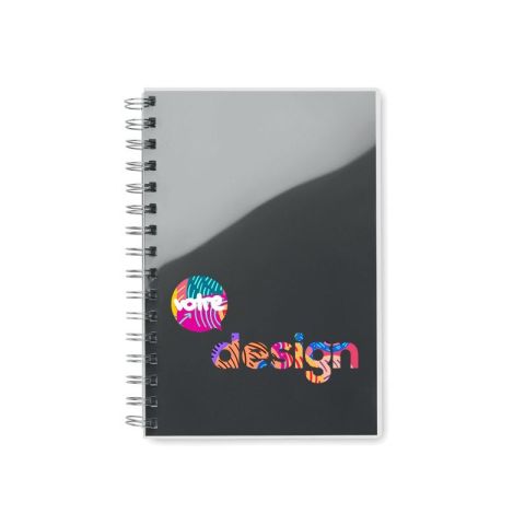 Carnet A5 à spirales publicitaire en RPET ANOTATE