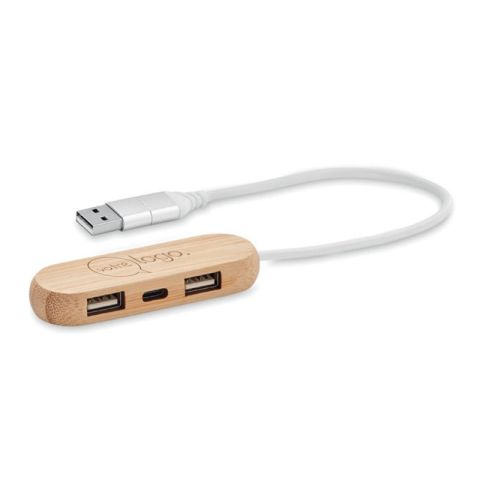 3 port USB publicitaire hub - VINA C
