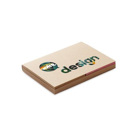 Set de mémo en papier recyclé publicitaire - MAUI