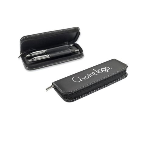 Parure publicitaire stylos roller/bille BALTIMORE