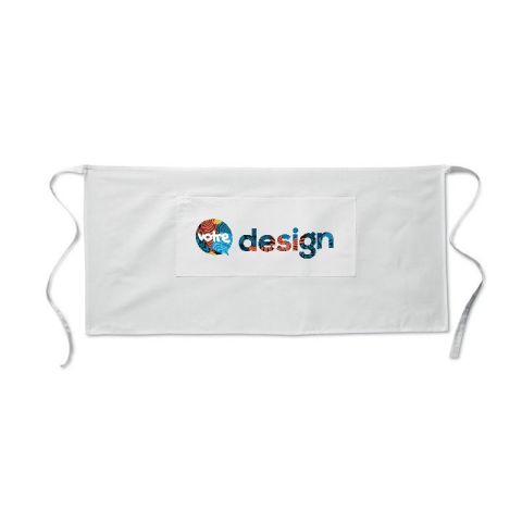 Tablier de cuisine publicitaire court JARED