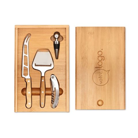 Set à fromage et vin personnalisé WINE&CHEESE