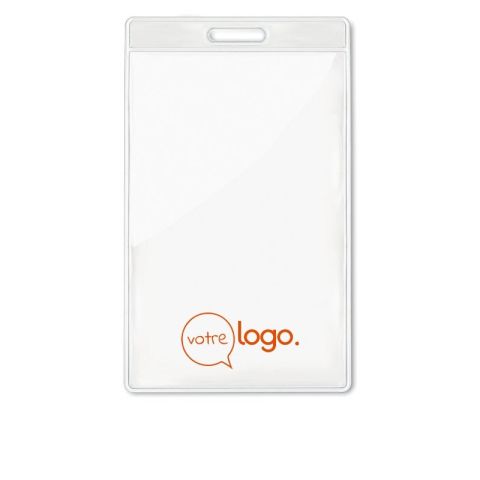 Porte-badge personnalisé pour lanyard 7,5x12,5cm - BADGO