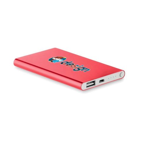 Powerbank publicitaire ultra plat 4000 mAh POWERFLAT