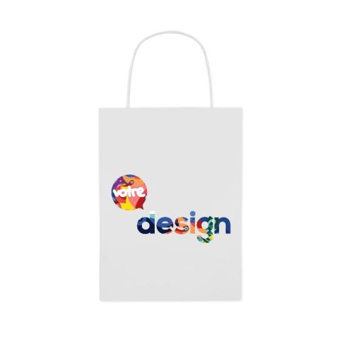 Sac cadeau publicitaire (petit) 150 gr/m² PAPER SMALL