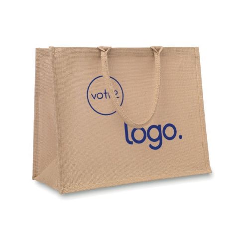 Sac shopping personnalisé en jute BRICK LANE