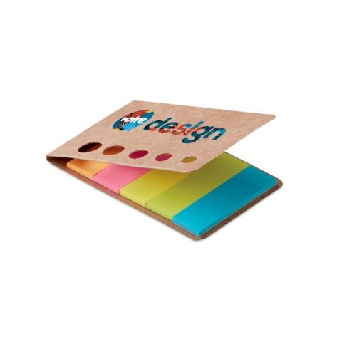 Marqueurs adhésifs personnalisé 5 couleurs MEMOSTICKY