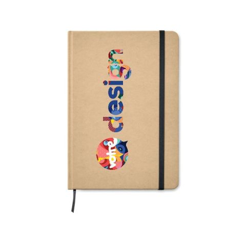 Carnet A5 publicitaire en carton recyclé EVERWRITE