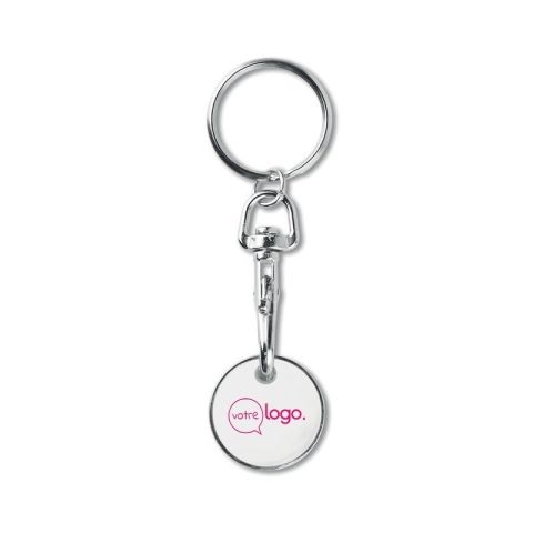 Porte-clés personnalisé (euro) TOKENRING