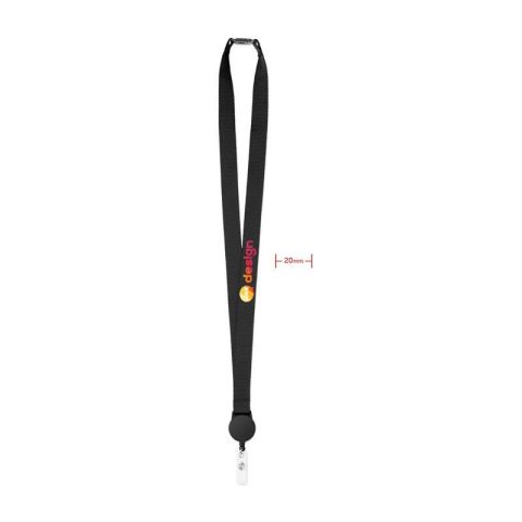 Lanyard avec badge extensible publicitaire ZIP LANYARD