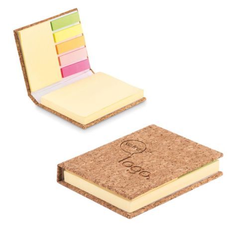 Bloc-notes en liège personnalisé VISIONCORK