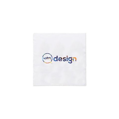 Lingette personnalisé en RPET 13x13cm RPET CLOTH
