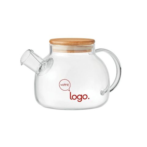 Théière en verre personnalisé 850ml MUNNAR