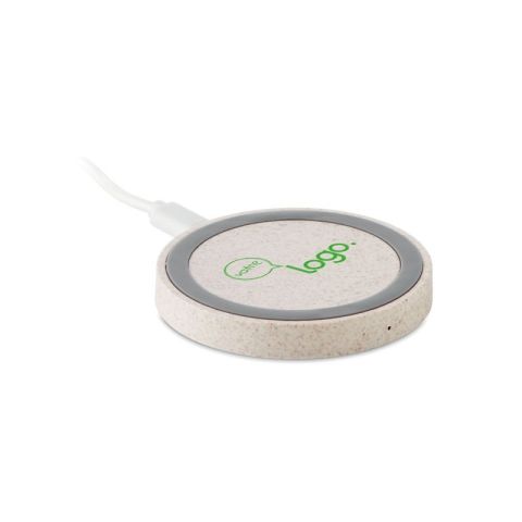 Chargeur personnalisé en paille de blé/ABS PLATO+