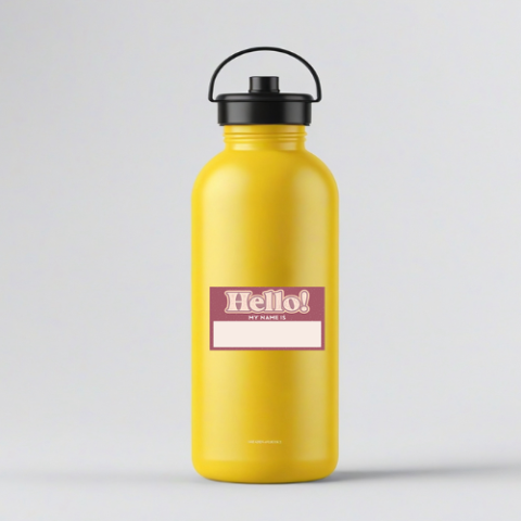 Badge autocollant personnalisable