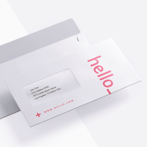 Enveloppe classique à imprimer publicitaire