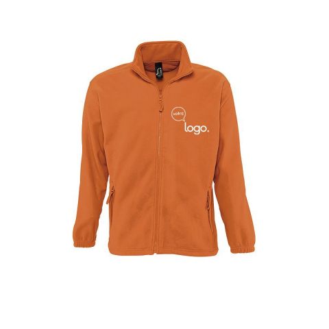 Veste micropolaire zippé homme personnalisée NORTH