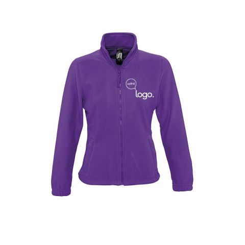 Veste micropolaire zippée femme personnalisée NORTH