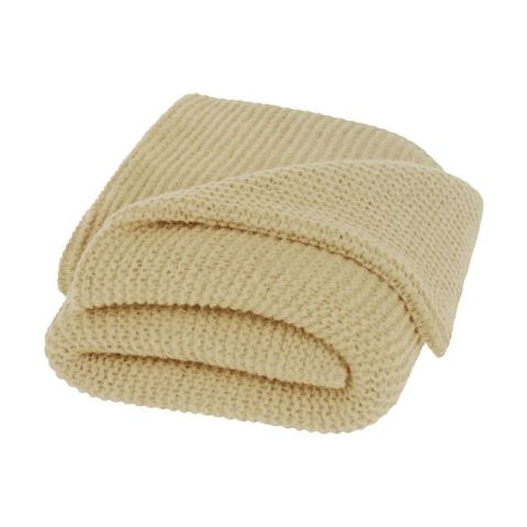 Couverture tricotée 150x120 cm  en polyester certifié GRS publicitaire - SUZY