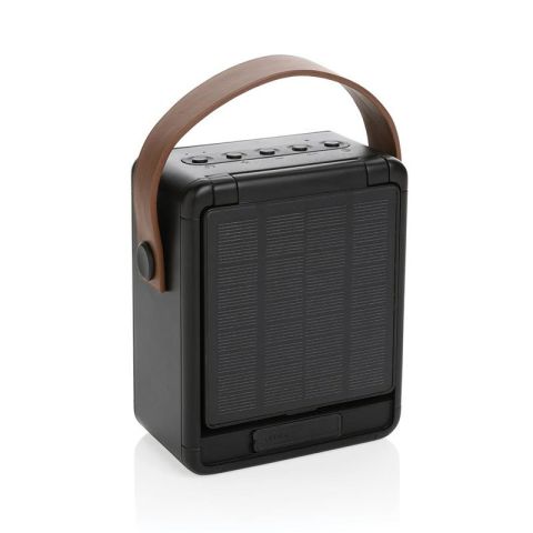 Enceinte 12W solaire en plastique recyclé publicitaire RCS Skywave