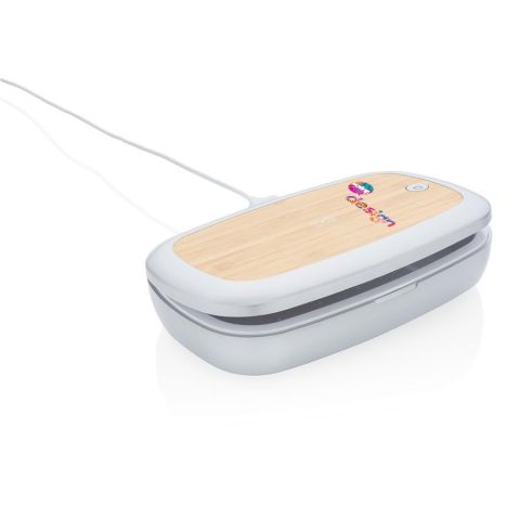 Boîte de stérilisation personnalisée UV-C avec chargeur sans fil 5W Rena