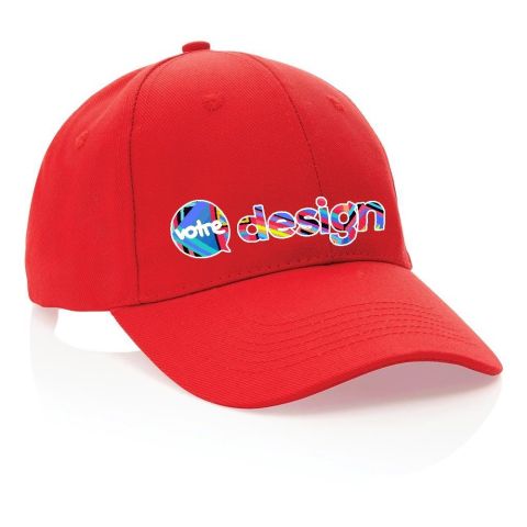 Casquette personnalisée 6 panneaux en coton recyclé 280gr IMPACT