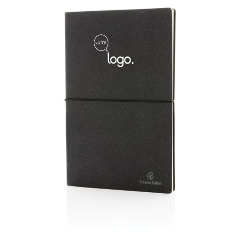 Carnet de notes A5 personnalisé en cuir recyclé